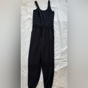 Athleta Black Sleeveless Jumpsuit XS